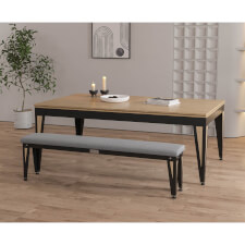 The Blade in Black with tops & bench.