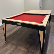 The Dining Table Conversion of the Pureline Blade Slate Bed Table