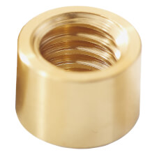 The brass ferrule.