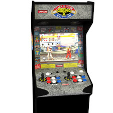 Arcade1Up Street Fighter II: Deluxe Arcade Machine In Action!