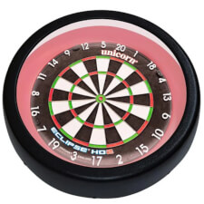 LED light system for dartboards.