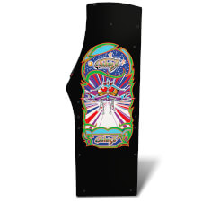 GALAGA Deluxe Arcade Machine In Action!
