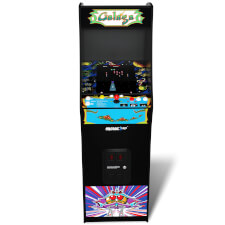 GALAGA Deluxe Arcade Machine In Action!