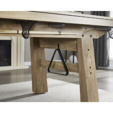 The Rustic Chic in Oak showing accessory storage.