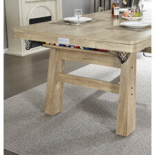 The legs of the Rustic Chic in Oak.