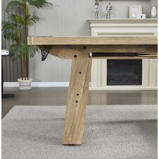 The legs of the Rustic Chic in Oak.