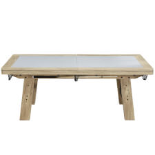 The Rustic Chic in Oak showing card table surface.
