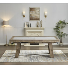 The Rustic Chic in Driftwood showing card table.