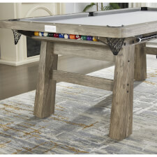 The legs of the Rustic Chic in Driftwood.