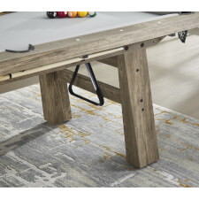 Accessory storage on the Driftwood Rustic Oak.