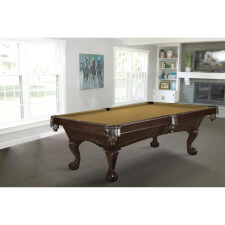 The Brunswick Allenton Slate Bed Pool Table With Ball & Claw Legs