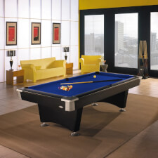 The Brunswick Black Wolf Slate Bed Pool Table