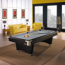 The Brunswick Black Wolf Slate Bed Pool Table