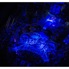 The Stern Metallica Remastered Premium playfield.