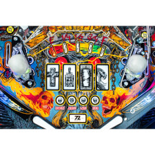 The Stern Metallica Remastered Premium playfield.