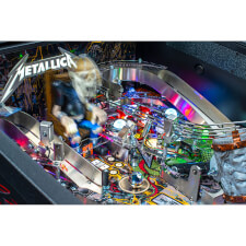 The Stern Metallica Remastered Premium playfield.