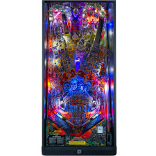 Full view of the Stern Metallica Remastered Premium playfield.
