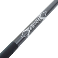 The Strikeworth Storm central joint pool cue design.
