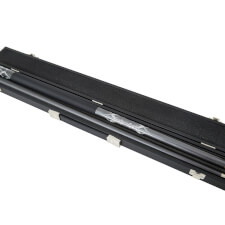 The Pureline Protect Attache case for two central joint cue open.