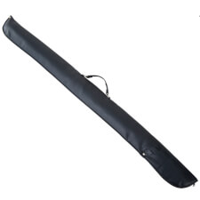 The Pureline secure soft case for three quarter joint cue full length.