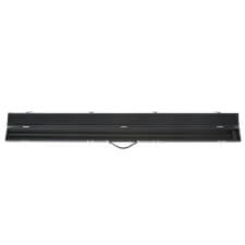 The Pureline Protect Attache 3/4 joint cue case full length open.