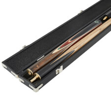 The Pureline Protect Attache 3/4 joint cue case open.