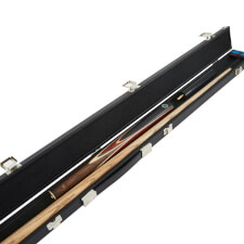 The Pureline Protect Attache 3/4 joint cue case open.