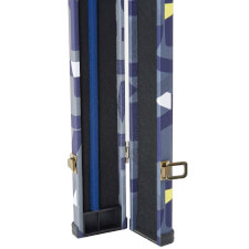 The Pureline Sniper case for 3/4 joint cues open.