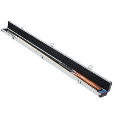 The Pureline Shield case for 3/4 joint cues full length open.