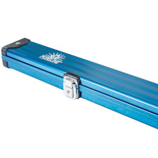 The Pureline Shield case for 3/4 joint cues in blue.