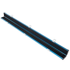 The Pureline Shield case for 3/4 joint cues in blue open.