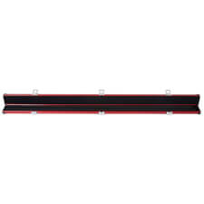 The Pureline Shield case for 3/4 joint cues in red open.