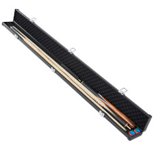 The Pureline Shield extra wide case for 2 cues open.