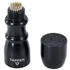 The Pureline tip tool's hardened steel aerator. 