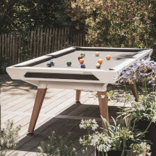 The Cornilleau Origin Outdoor Pool Table in White.