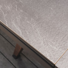 The Cornilleau Origin Outdoor Pool Table Top close up.
