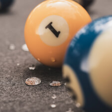 The Cornilleau Origin Outdoor Pool Table Waterproof cloth.