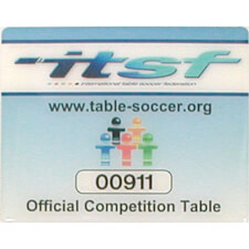 The no.1 football table with Official ITSF certification. 