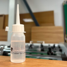 The Strikeworth foosball table rod lubricant.