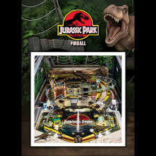 The Playfield Design of the AtGames Jurassic Park Virtual Pinball.