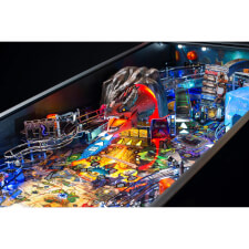 The Playfield Features of the Stern Dungeons & Dragons: The Tyrant's Eye Premium Pinball Machine