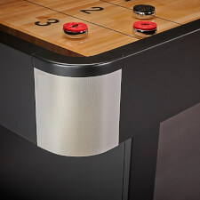 The Brunswick Delray Shuffleboard Storage Shelves.