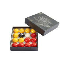 Pureline Premium 2-Inch Red & Yellow Pool Balls.