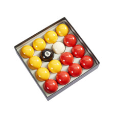 Pureline Premium 2-Inch Red & Yellow Pool Balls.