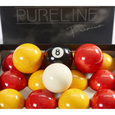 Pureline Premium 2-Inch Red & Yellow Pool Balls.