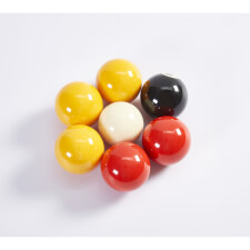 Pureline Premium 2-Inch Red & Yellow Pool Balls.