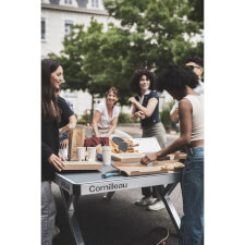 The Cornilleau Urban Outdoor Table Tennis Table with PRM Accessibility
