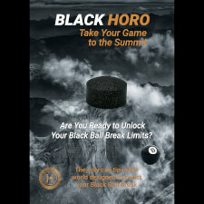 The Black Horo Break Cue Tip.