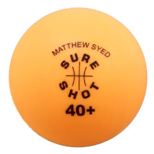 The Matthew Syed Coloured Table Tennis Balls, In a Pack of 6