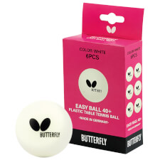 The Butterfly 40+ tennis tables balls in pack of 6.